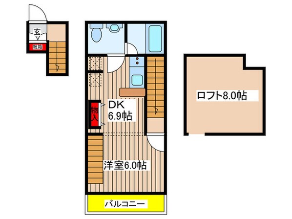 サンリバー成増の物件間取画像